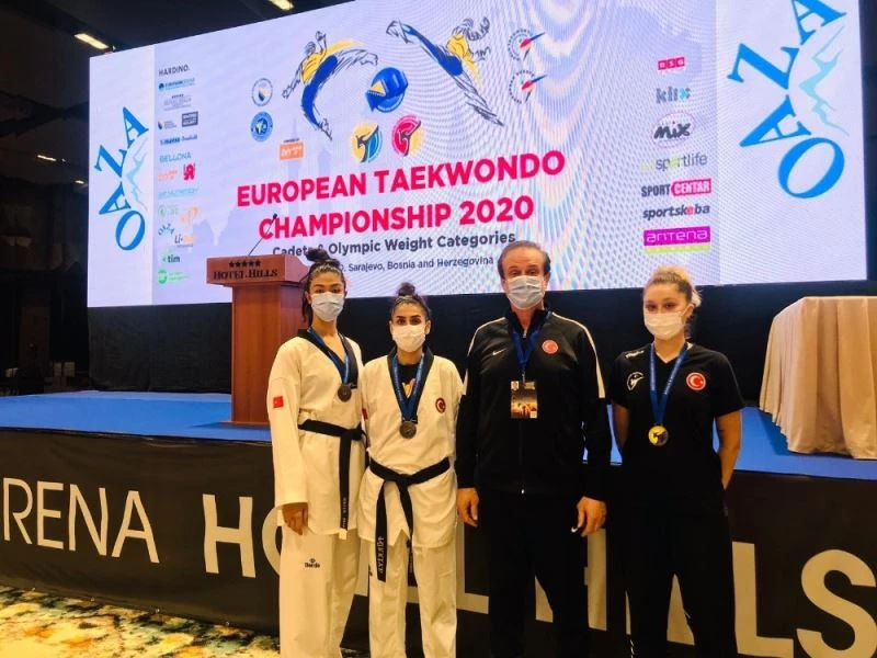 Hatice ve Nafia’dan gümüş, İkra’dan bronz madalya
