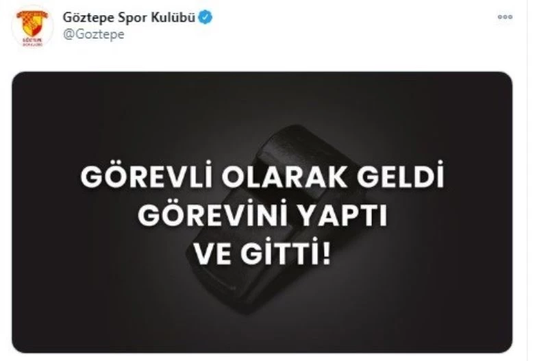 Göztepe’den imalı paylaşım
