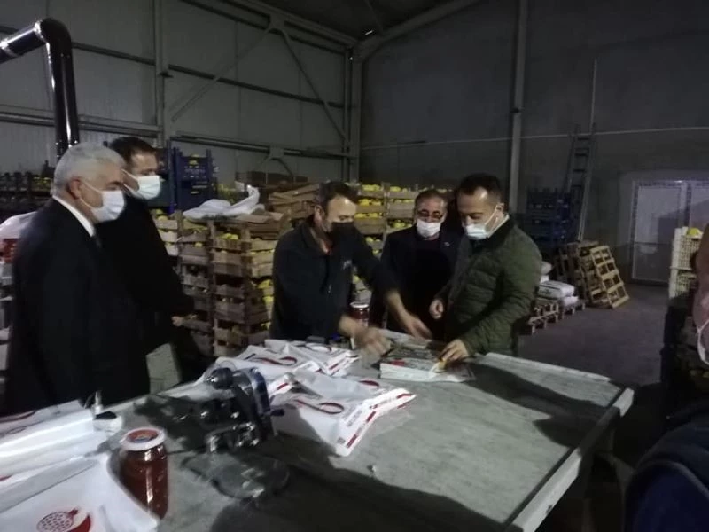 Bu tesiste yılda 700 ton salça, 250 ton ayva, 50 ton nar, 100 ton sebze işleniyor
