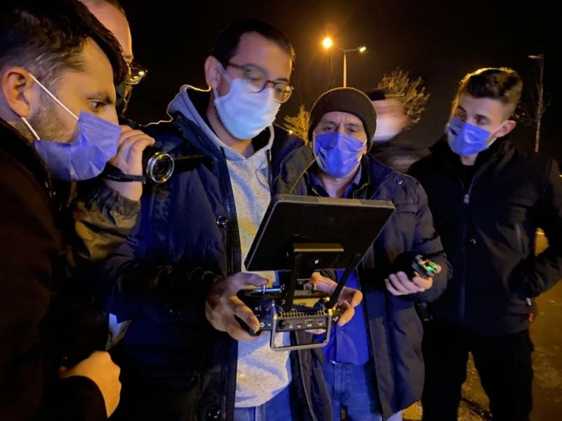 Uygulamadan kaçan araç drone takibi ile yakalandı
