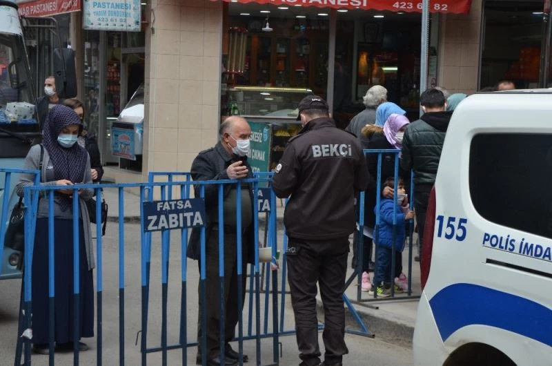 Fatsa’da işlek caddelerde HES kodu uygulaması
