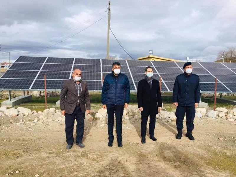 Köye kurulan güneş enerji sistemiyle elektrik kullanımında yüzde 50 tasarruf

