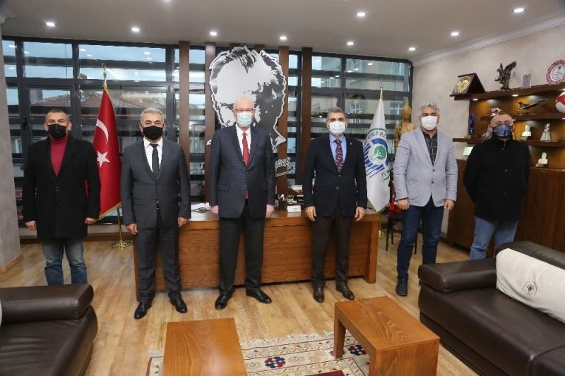 Genel İş Genel Başkanı Remzi Çalışkan Başkan Kurt’u ziyaret etti
