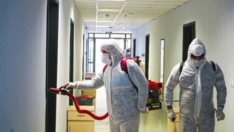 Kahramanmaraş’ta yurtlar dezenfekte ediliyor
