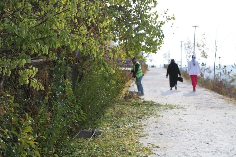 Niğde’deki yeşil alanlara periyodik bakım yapılıyor
