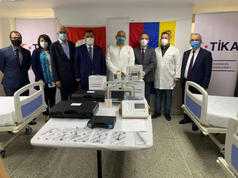 TİKA Venezuela’daki Hastanede Yanık Ünitesi kurdu
