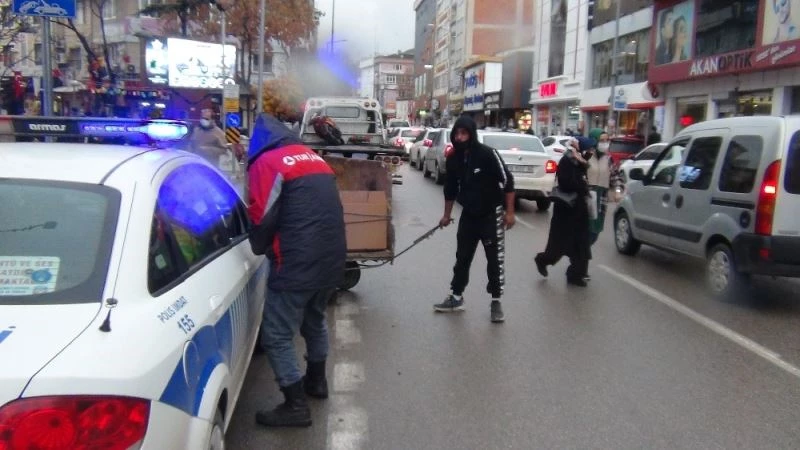 Evrakları eksik olan hurdacının ekmek teknesi bağlandı
