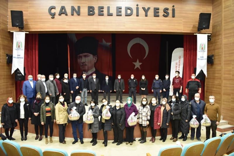 Sağlık çalışanlarına yerel ürünler sepeti
