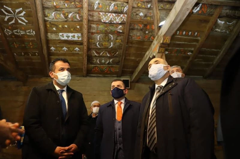 Vali Dağlı, Çivisiz Cami ve Çarşamba Şeker Fabrikası’nı inceledi
