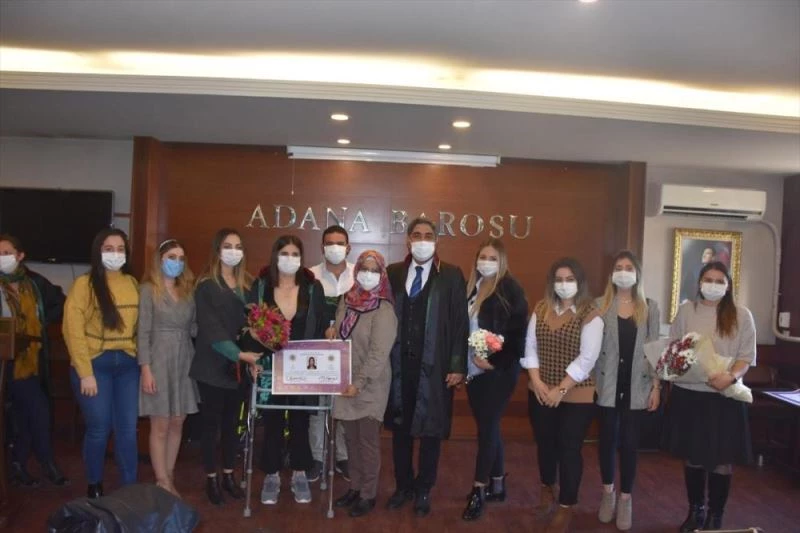 Adana Barosunda ruhsat töreni