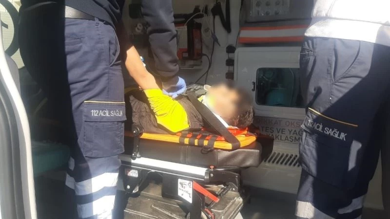 Akrobasi hareketler yaparken yaralandı
