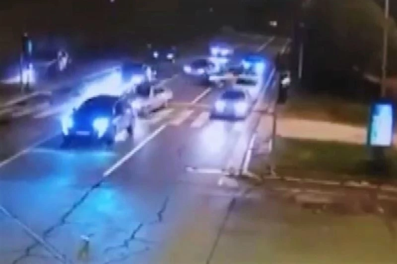 Ölümlü trafik kazası MOBESE kamerasında
