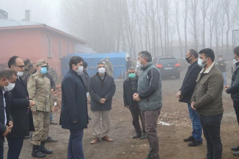 Kaymakam Güllüce çalışmaları yerinde inceledi
