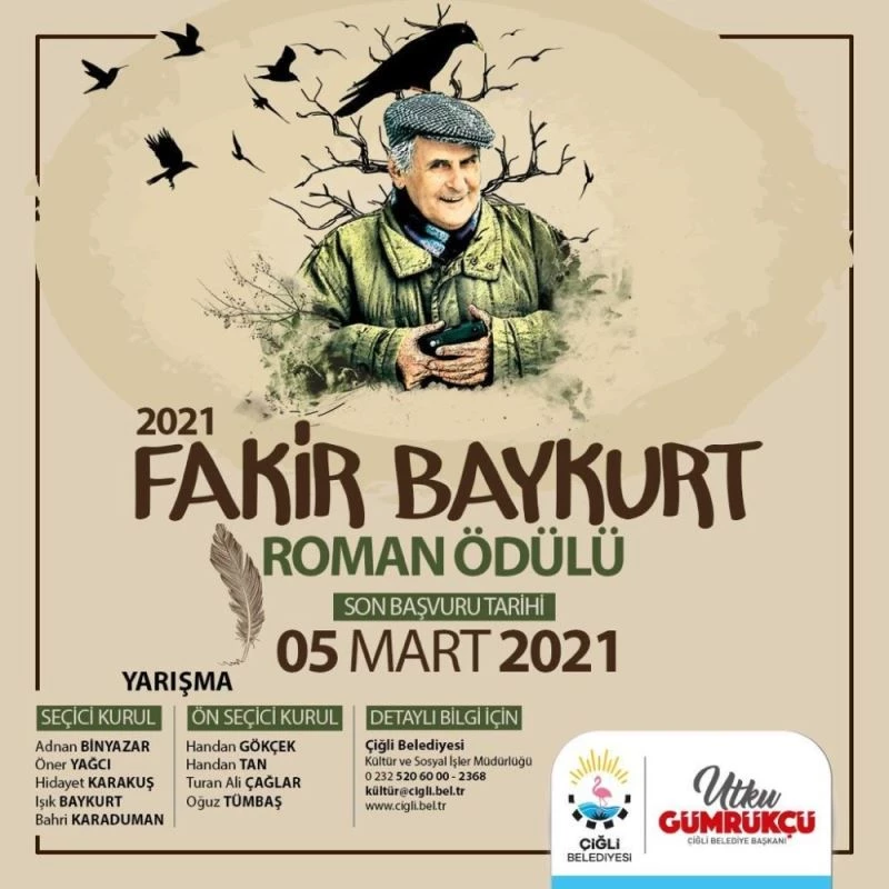 Fakir Baykurt Roman Ödülü başvuruları için geri sayım başladı

