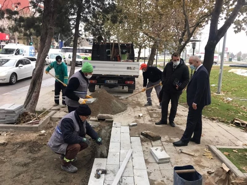 Başkan Büyükgöz sahada denetimlerini aksatmıyor
