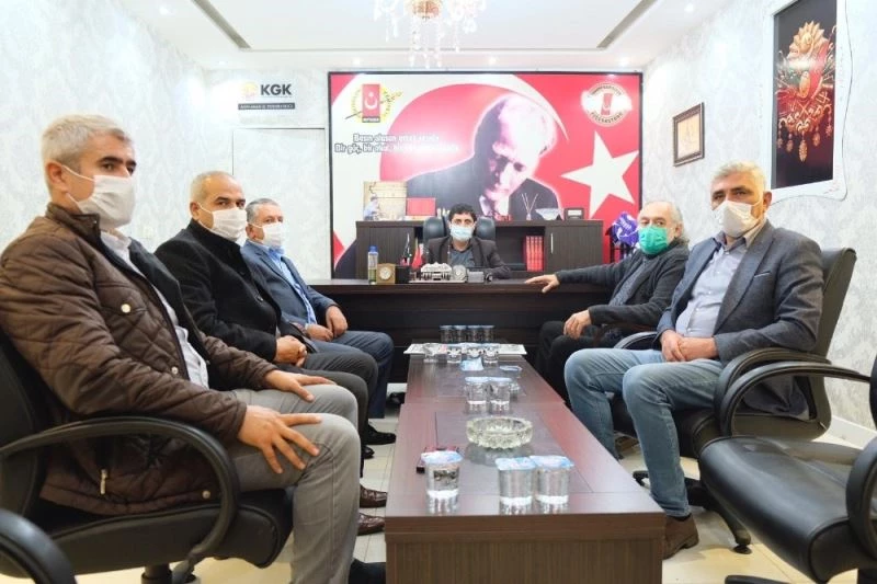 Başkan Binzet AGAD Yönetimiyle bir araya geldi
