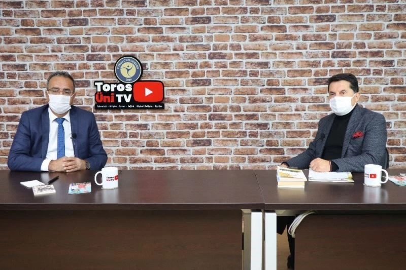 Akdeniz Kent Konseyi Başkanı Mustafa Erim Toros Üni TV’nin konuğu oldu

