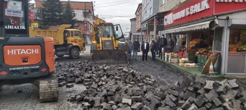Ormanlı merkezi şantiyeye döndü
