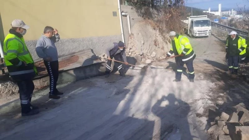 Gölet ve enerji hatlarındaki çalışmalar devam ediyor
