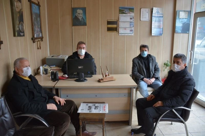 Çaylı’dan Yenice’nin Sesi Gazetesine ziyaret
