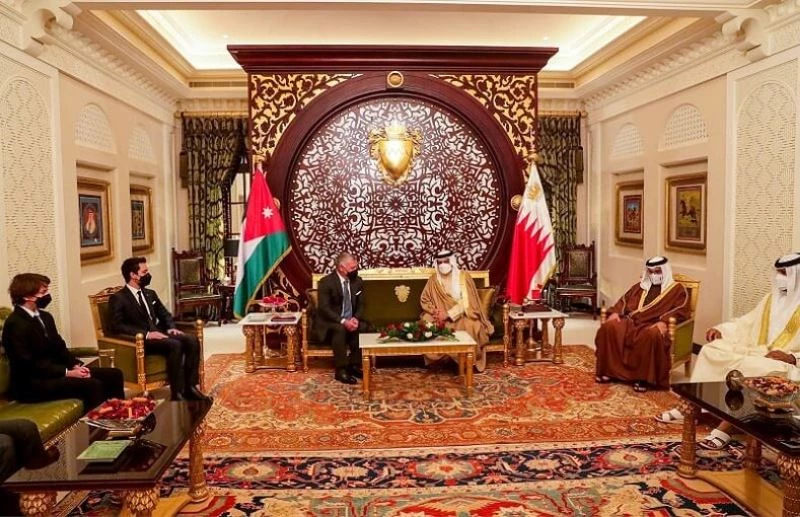 Ürdün Kralı 2. Abdullah, Bahreyn Kralı Hamed bin İsa Al Halife ile görüştü
