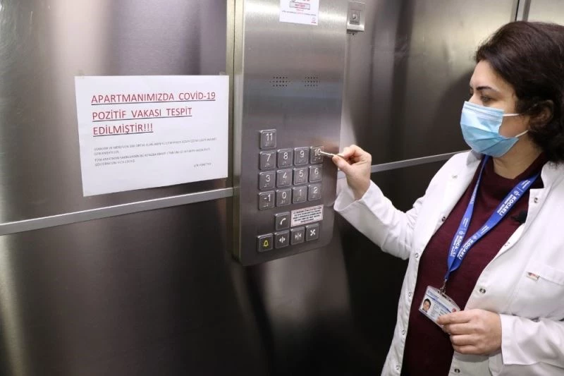 Büyükşehirden salgına karşı site ve apartmanları bilgilendiriyor
