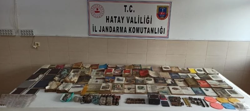 Amanoslarda PKK’ya ait silah ve mühimmat bulundu
