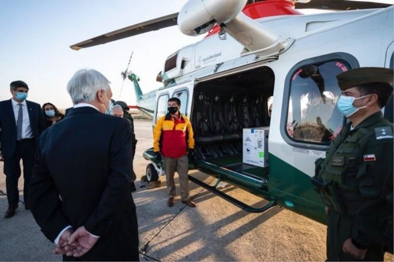 Şili 10 bin doz Pfizer aşısı teslim aldı
