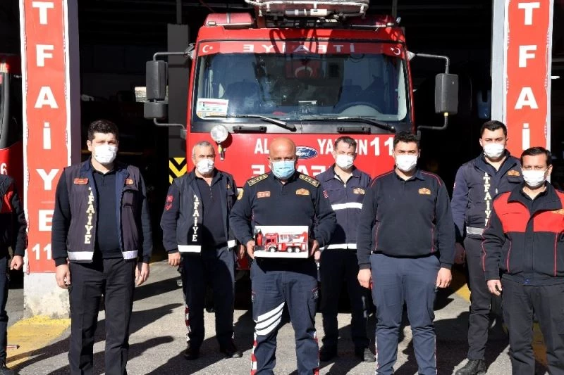 Isparta’da itfaiyecilerden SMA hastası Poyraz Ali’ye yardım eli
