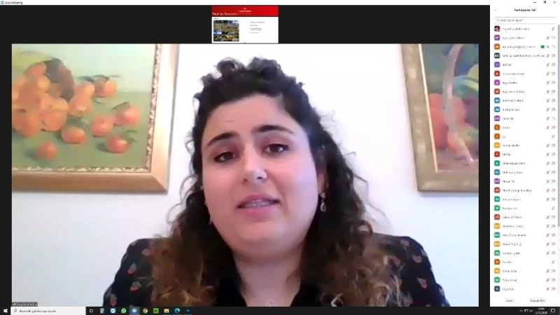 THY Mühendisi Küçükoğlu online konferansla öğrencilerle buluştu
