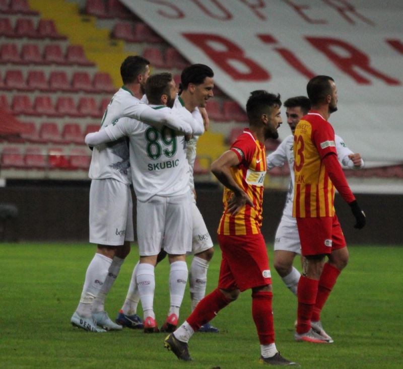 Süper Lig: Kayserispor: 1 - İ.H. Konyaspor: 2 (Maç sonucu)
