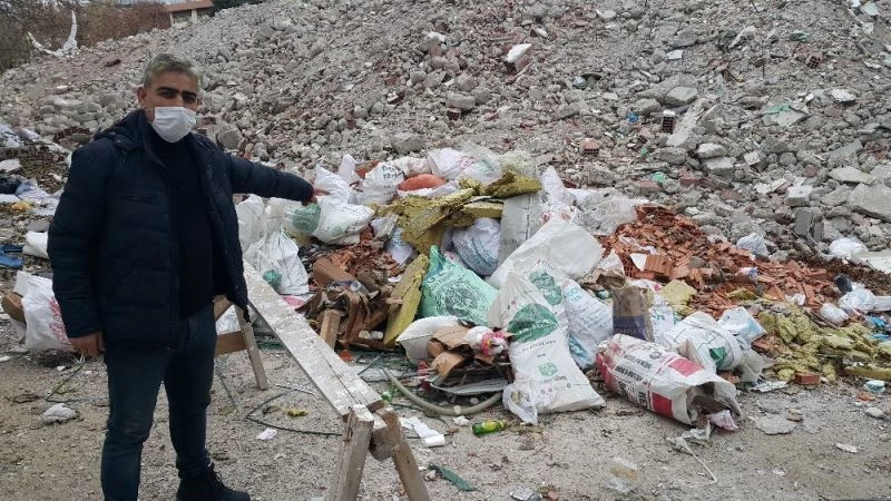 Şehir merkezine yakışmayan görüntü
