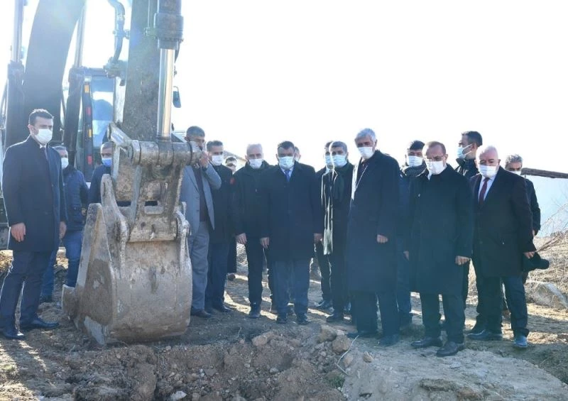 Kanalizasyon yatırımına törenle start verildi
