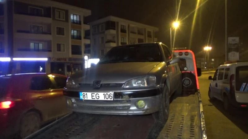 Drone takibi ile yakalanan araç, bir kez daha uygulamadan kaçtı
