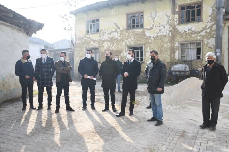 Kulaca sokaklarına parke taşı
