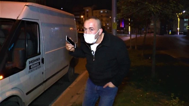 Ehliyetsiz yakalanınca gazetecilere tehditler savurdu
