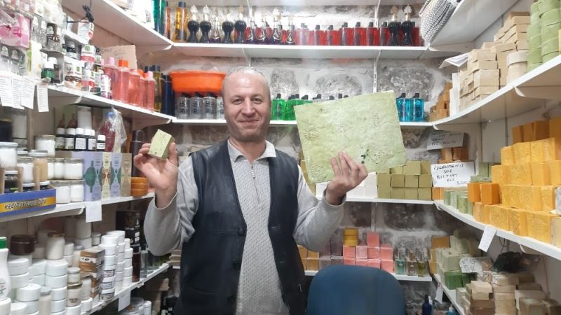 Mardin’de kış aylarında en çok badem sabunu tercih ediliyor
