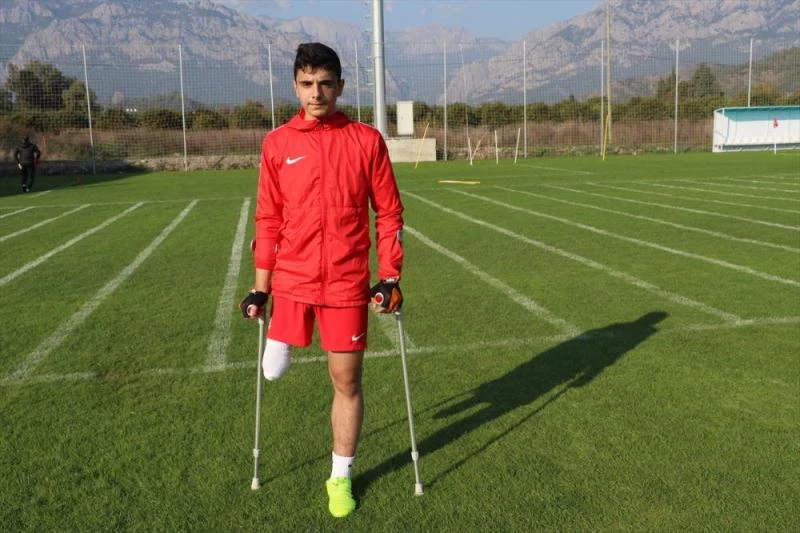 Mahalle takımına alınmayan genç, şimdi Ampute Futbol Milli Takımı için ter döküyor