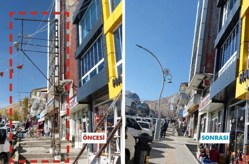 VEDAŞ, Başkale ilçesinde elektrik hatlarını yeraltına aldı
