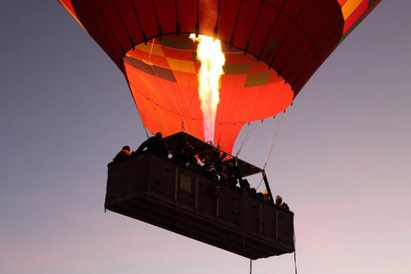 Kapadokya’yı 115 bin turist gökyüzünden izledi
