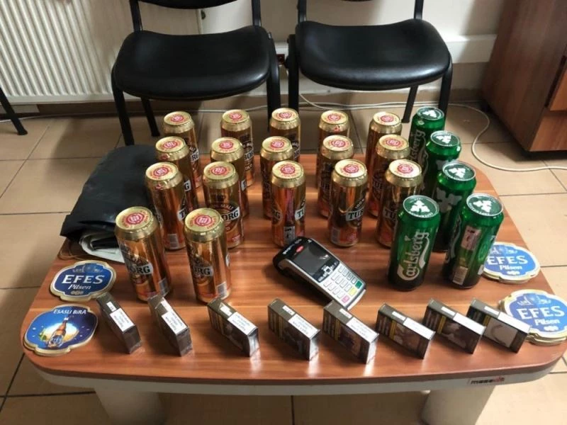 Sokağa çıkma kısıtlaması olan saatlerde araçla alkol satan kişiye 20 bin 150 lira para cezası
