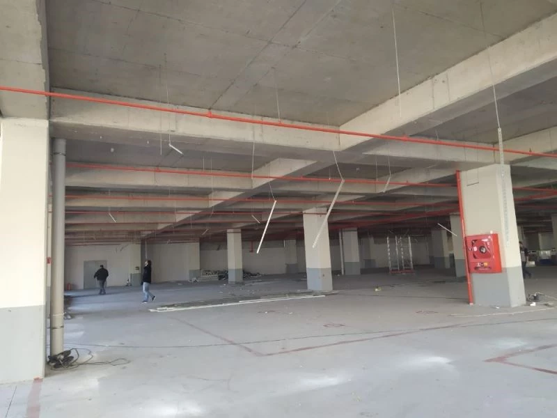 Katlı otoparkta iş mahkemeleri için çalışmalar başladı
