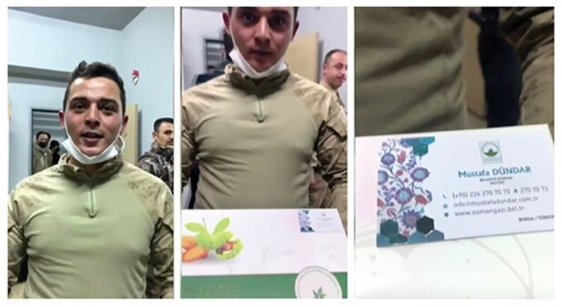 Sınır kahramanlarından Osmangazi’ye selâm
