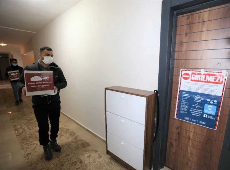 Esnafa destek halka şifa paketlerinin dağıtımı başladı
