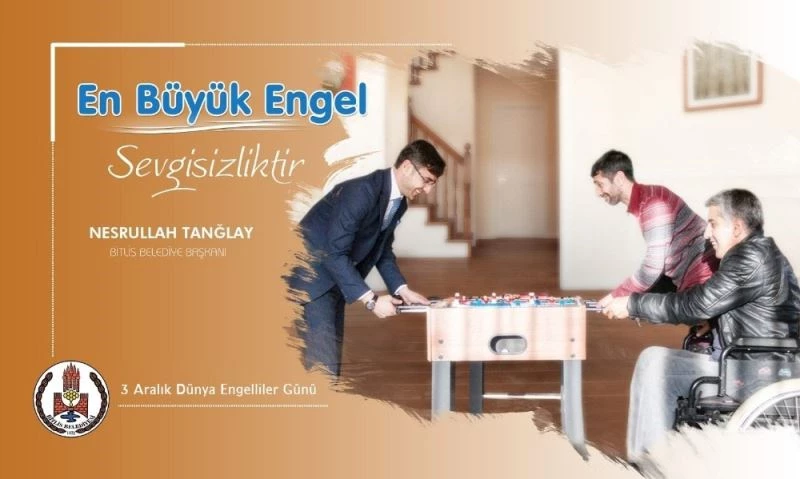 Başkan Tanğlay’dan 3 Aralık Dünya Engelliler Günü mesajı

