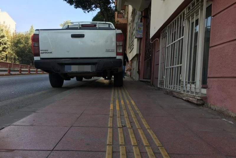 3 Aralık Dünya Engelliler Günü’nde üzen görüntü
