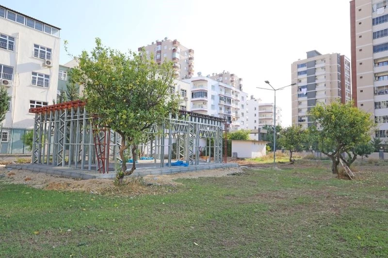 Mezitli Belediyesi, Engelsiz Kafenin yapımına başladı
