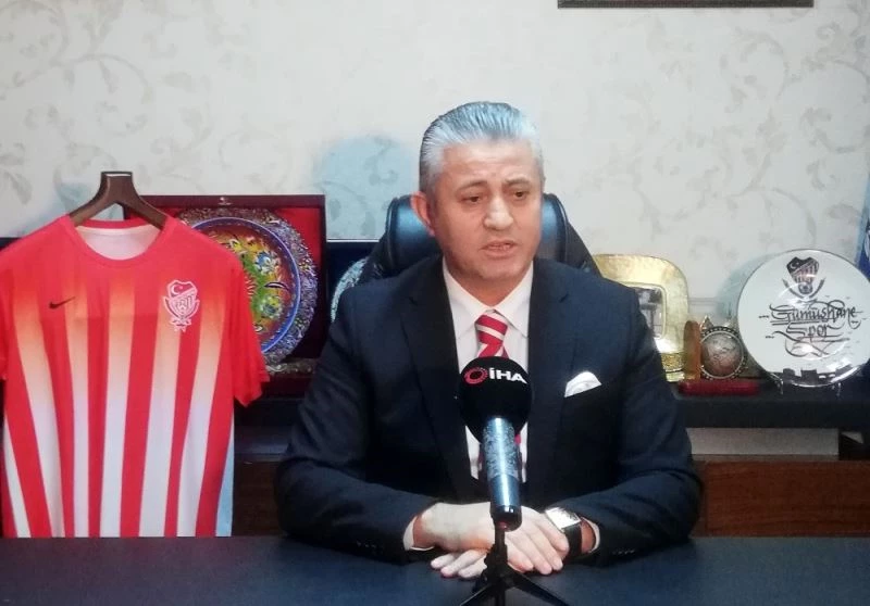 Gümüşhanespor Başkanı Vahit Olgun: “Gümüşhanespor’u güzel günler bekliyor”
