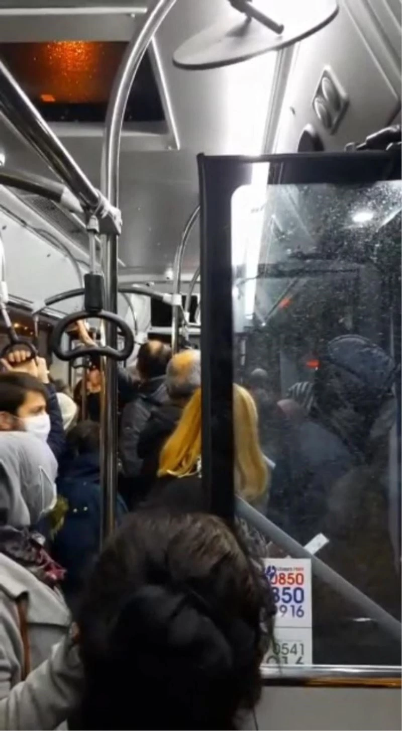 Yolcu otobüsünde son dakika yoğunluğu tartışmaya sebep oldu
