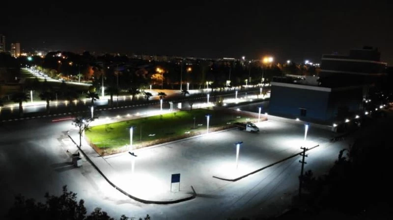 Sanayideki atıl alan yeşil alan ve otopark olarak yenilendi
